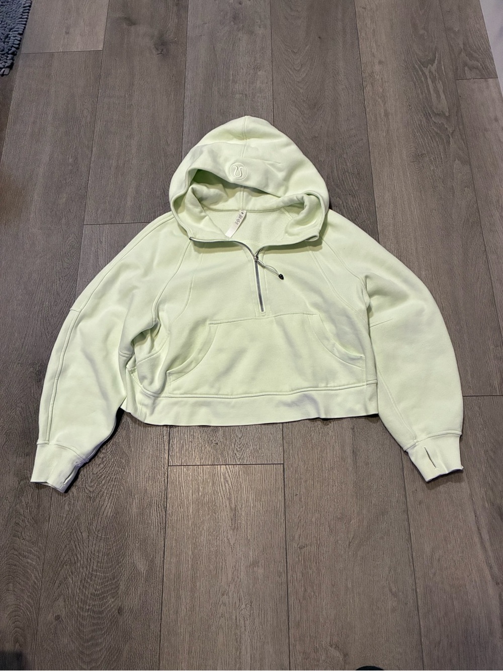lululemon Scuba Cropped Half-Zip Hoodie - Elixir